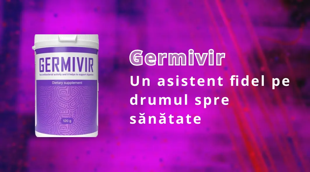 ambalaj Germivir pe fundal natural