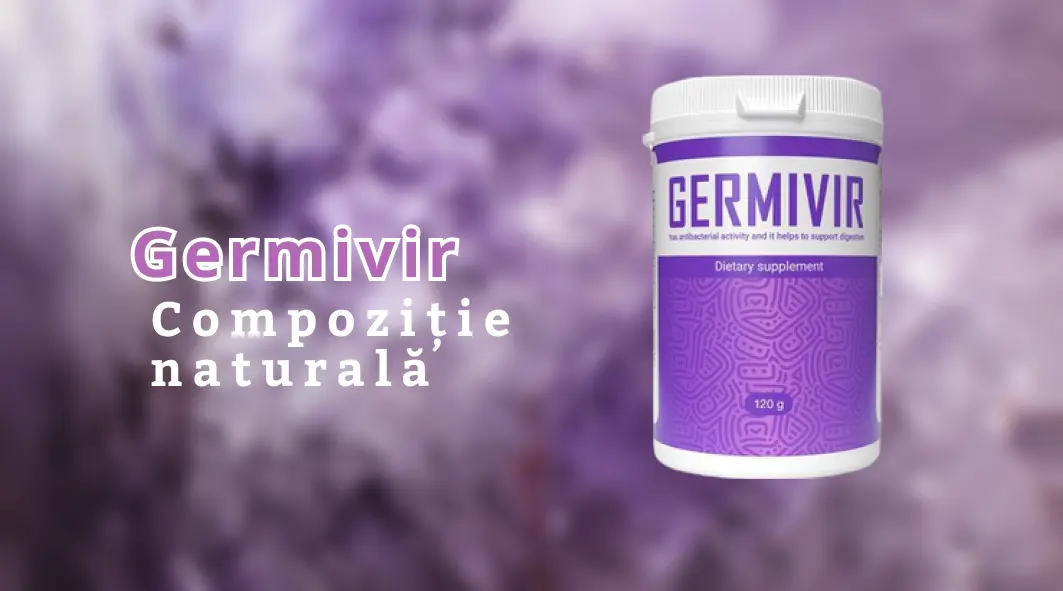 cutie de Germivir pe iarbă verde